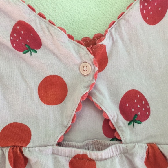 🍓 Pink Strawberry Top with Keyhole Back by Carter’s 🍓 - Picture 3 of 9